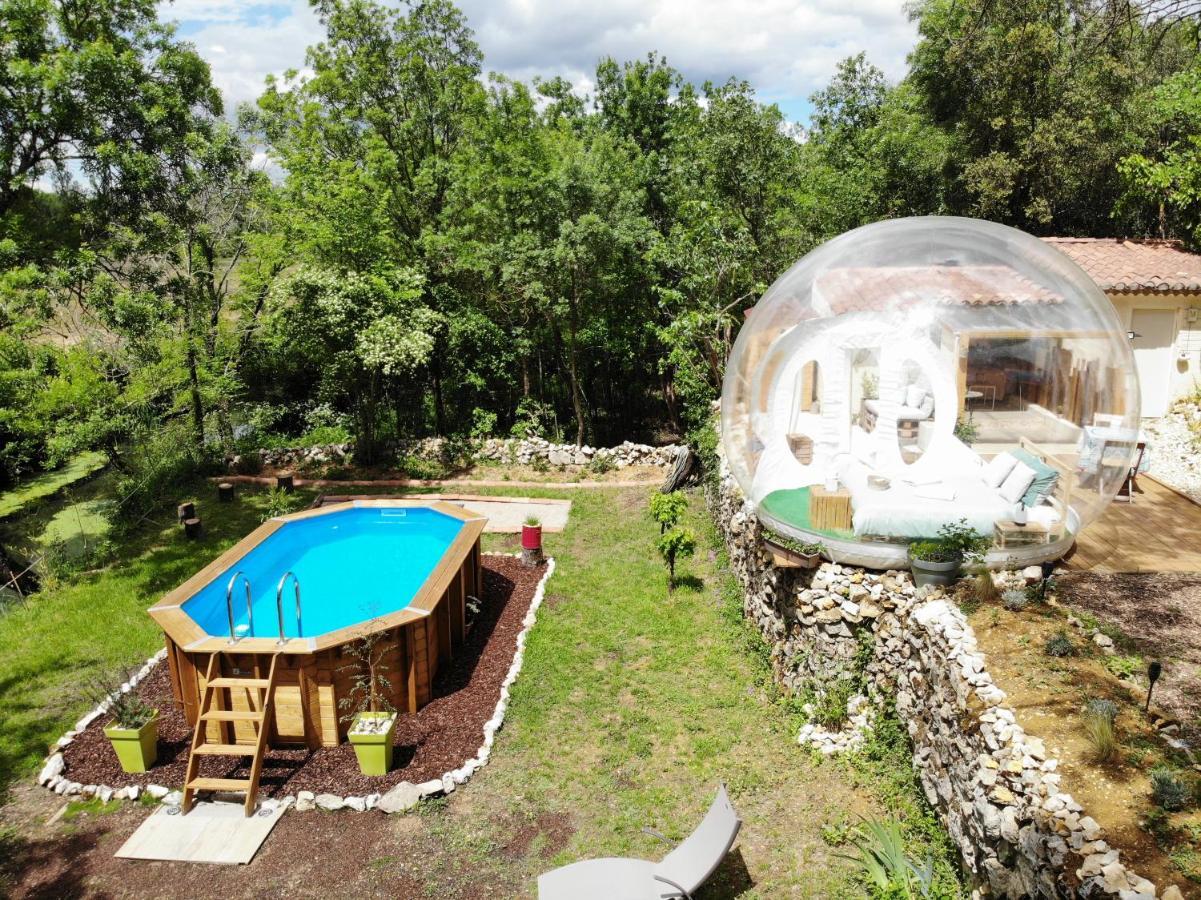 La Bulle Etoile Hotel Allegre Les Fumades Exterior foto